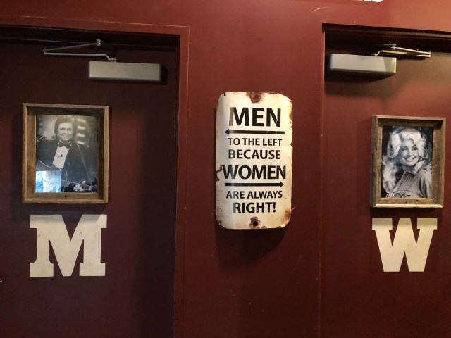 bathroom sign
